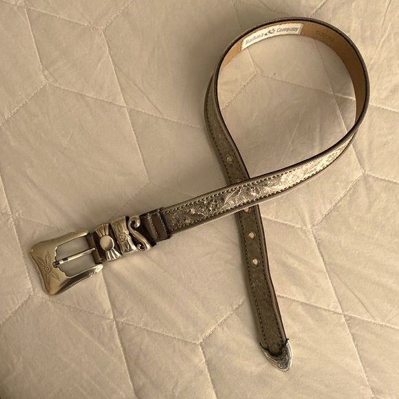 Vintage Accessories - Vintage Silver Belt